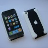 Чехол-бампер для Apple iPhone 3G/3GS черно-белый