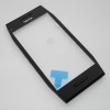 Тачскрин (Сенсорное стекло) для Nokia X7 с передней панелью и кнопкой - черный