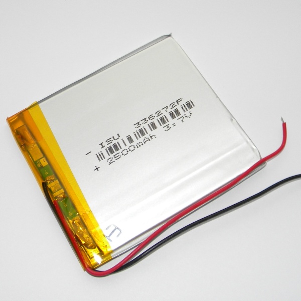 Аккумулятор для планшета - HST-336272P - 2500mAh 3.7v - размер 72мм на 62мм