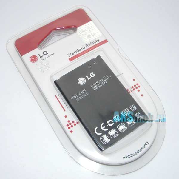 Аккумулятор (батарея) для телефона LG E510 Optimus Hub - Оригинал - Battery BL-44JN