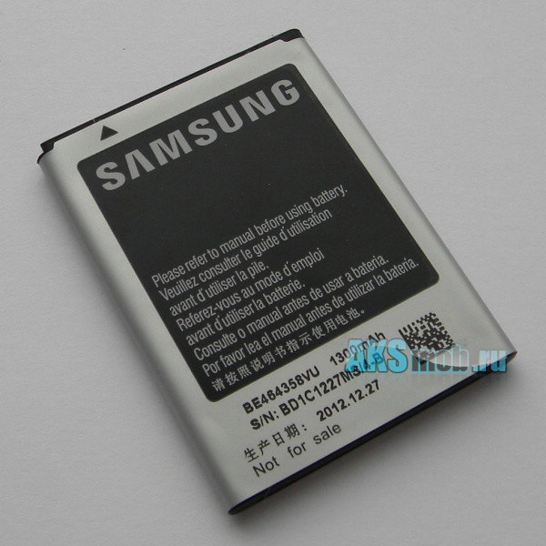 Оригинальный аккумулятор (батарея) для Samsung GT-S6102 Galaxy Y Duos - EB464358VU