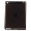 Силиконовый чехол для Apple iPad 2 (черный прозрачный)