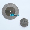 Алмазный отрезной диск 50мм для гравера - двухсторонний