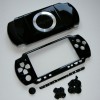 Корпус PSP 2000 Slim черный (передняя и задняя части)