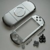 Корпус для PSP 3000 серебряный (передняя и задняя части)