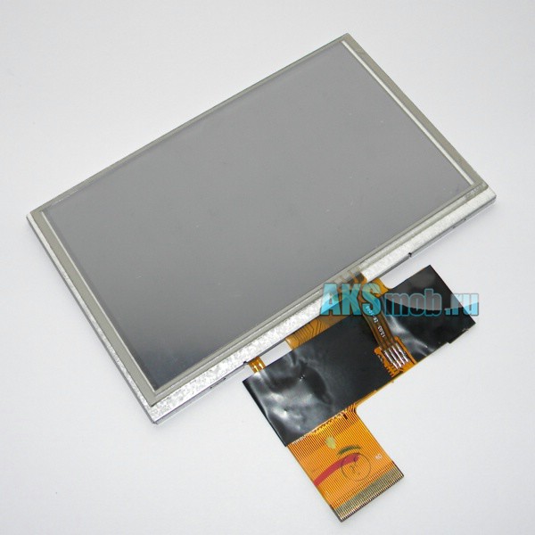 Дисплей (LCD Экран) для GPS навигатора 5 дюймов версии HD тип 3 с тачскрином в сборе