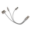 Кабель USB 3в1 для iPhone 5 / iPad 4 / iPad Mini / Micro USB